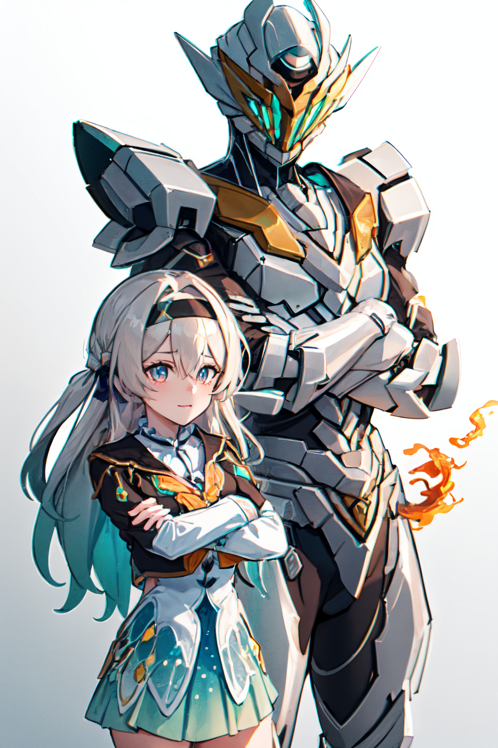 00819-3165055611-((masterpiece,best quality)), 2persons, gradient background, fire, crossover ADDCOMM_1other sam, mecha, armor, crossed arms ADDR.png
